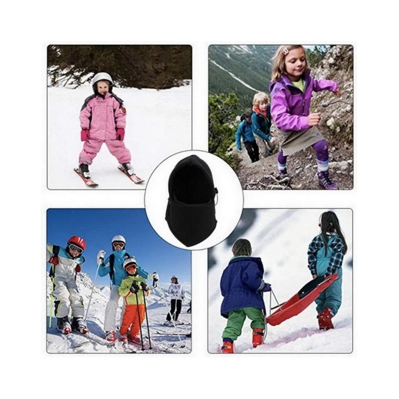 Mascara Termica Balaclava Frio Bufanda Moto Gorro 10 Pieza Color Multicolor