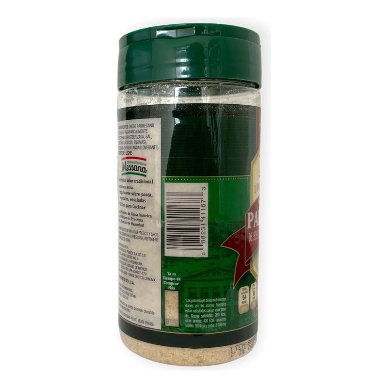 Sazonador Queso Parmesano Rallado Premium 2pz 227g Messana