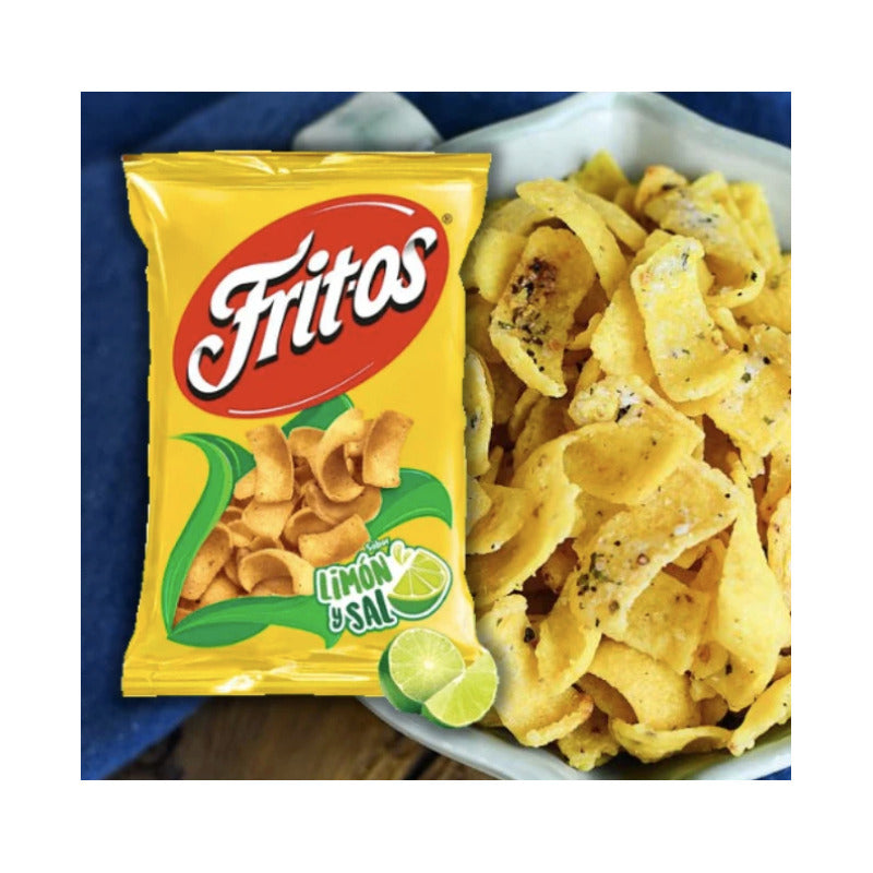 Botana Sabritas Fritos Limon Y Sal 10pz De 38gr C/u