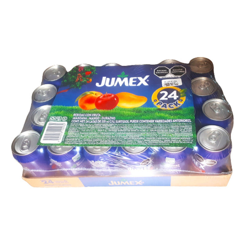 Bebida Jumex Lata Con Fruta Sabores Surtidos 24 Pz De 335 Ml