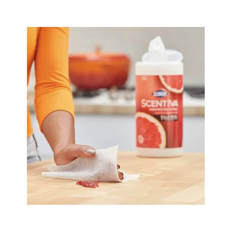 Toallitas Desinfectantes Clorox Lavanda Y Toronja Pack 3 Pz