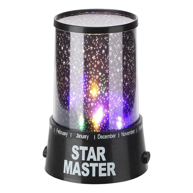 Mini Lampara Usb Superbrillante Proyector Estrella Galaxia Estructura Negro Pantalla Unitalla