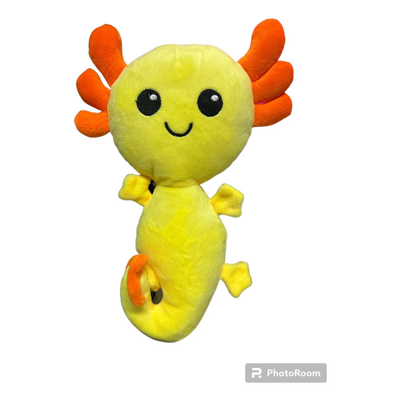 Peluche Ajolote Suave Colores Adorable Kawaii 25cm