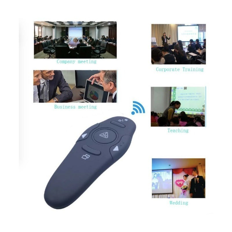 15 Presentador Diapositivas Power Point Laser Inalambrico Negro