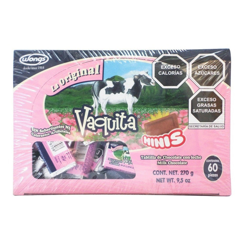 Chocolate La Vaquita Chocolate Con Leche 60 Tablillas 270 Gr