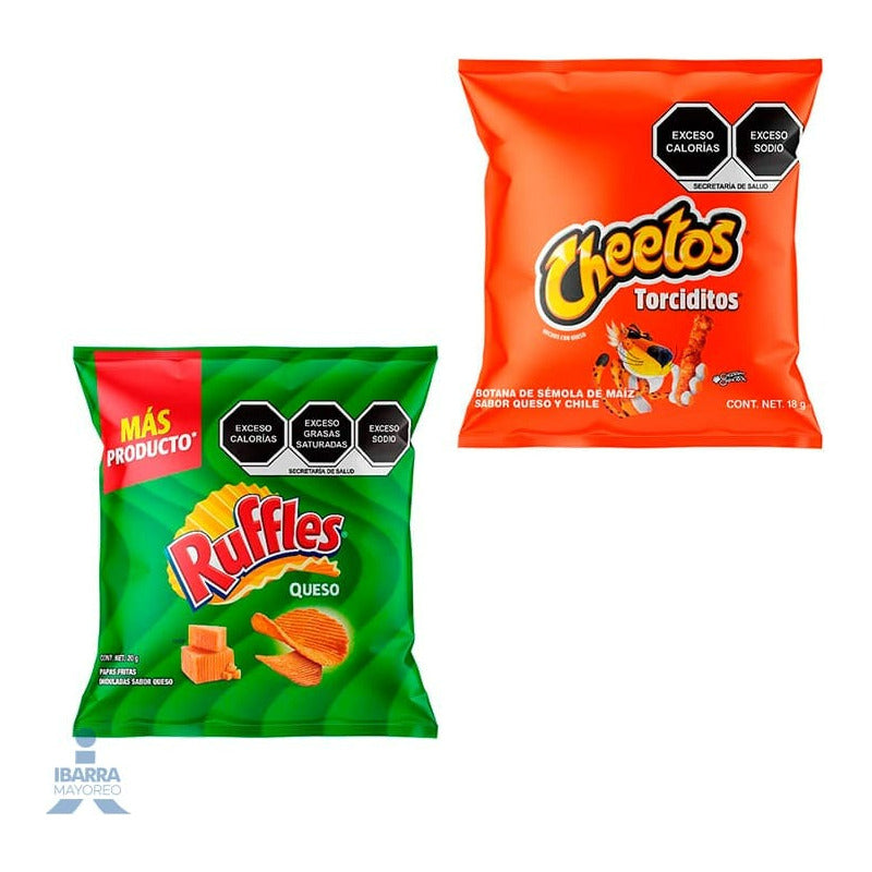 Surtido De Botanas Sabritas Minis Pack Con 50 Pzas