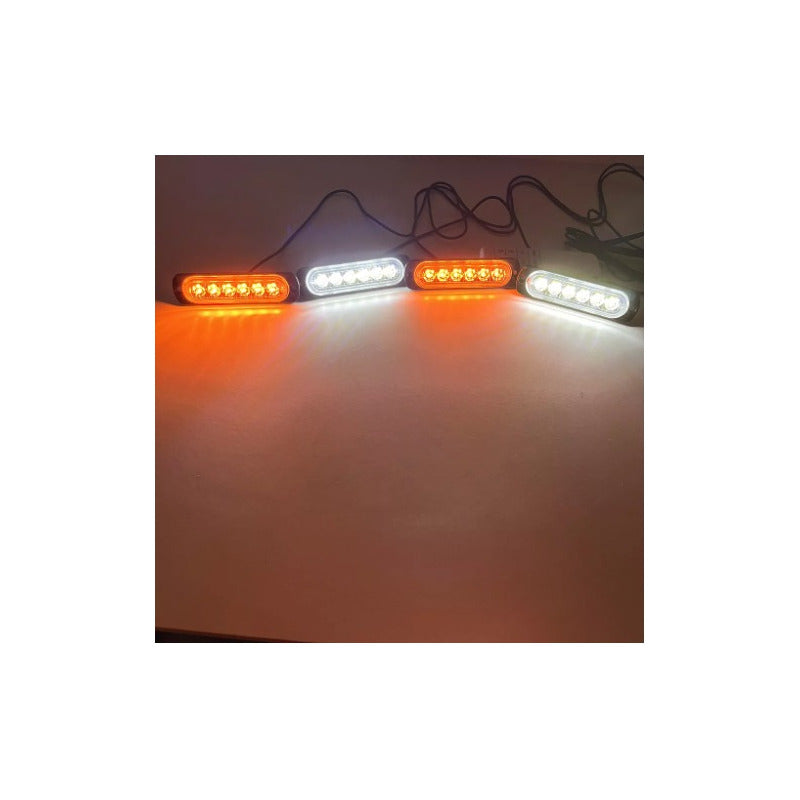 Kit 4 Tiras Led Estrobo Modulo Control Remoto Para Auto Moto - Eurotruck Mexico