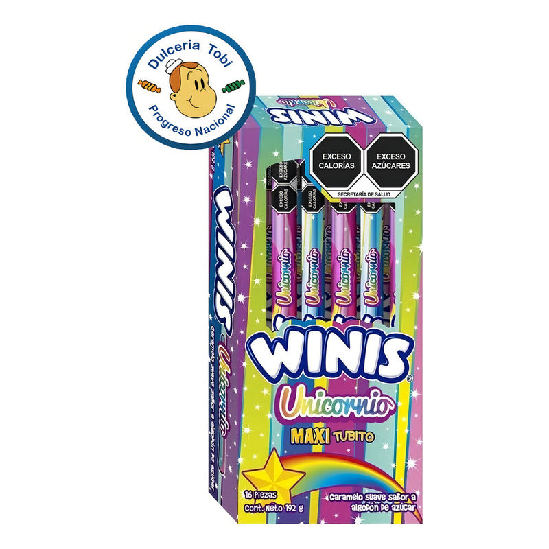 Caramelo Suave Winis Algodon De Azucar Unicornio 176g 16+4 U - Eurotruck Mexico
