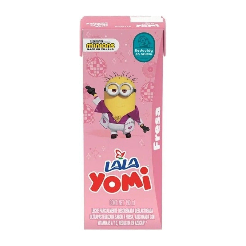 Leche Uht Lala Yomi Fresa Slim 190 Ml
