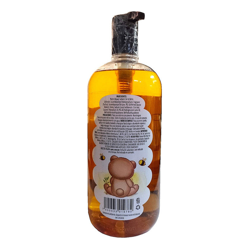 Shampoo De Miel Para Bebe Y Niños Honey 3 En 1 Members Mark 946 Ml