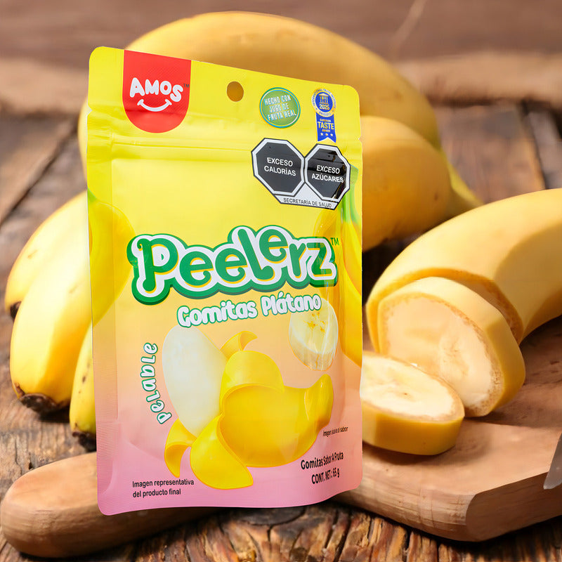 Gomitas De Platano Pelable Peelerz Amos 65g - Eurotruck Mexico