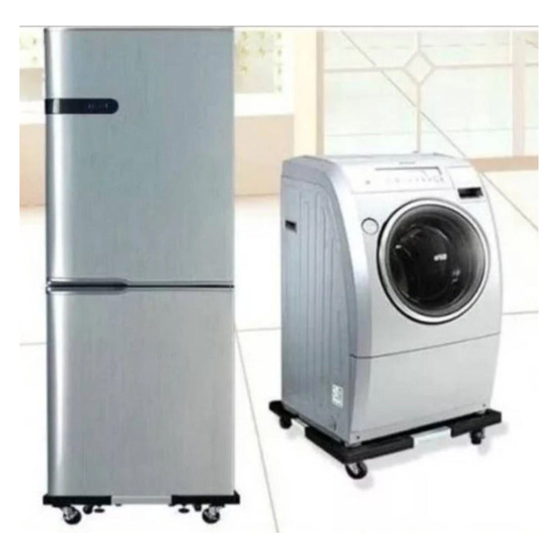 Base Ajustable Móvil Con Ruedas Para Lavadora Refrigerador
