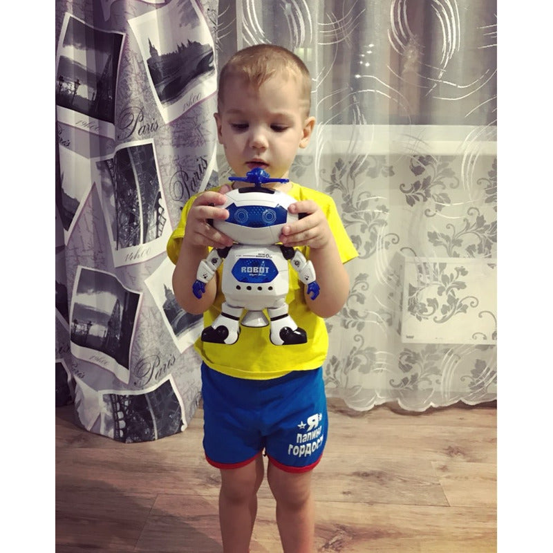 Robot Que Baila Camina Electrónico Con Música Y Luz P/niños Robot