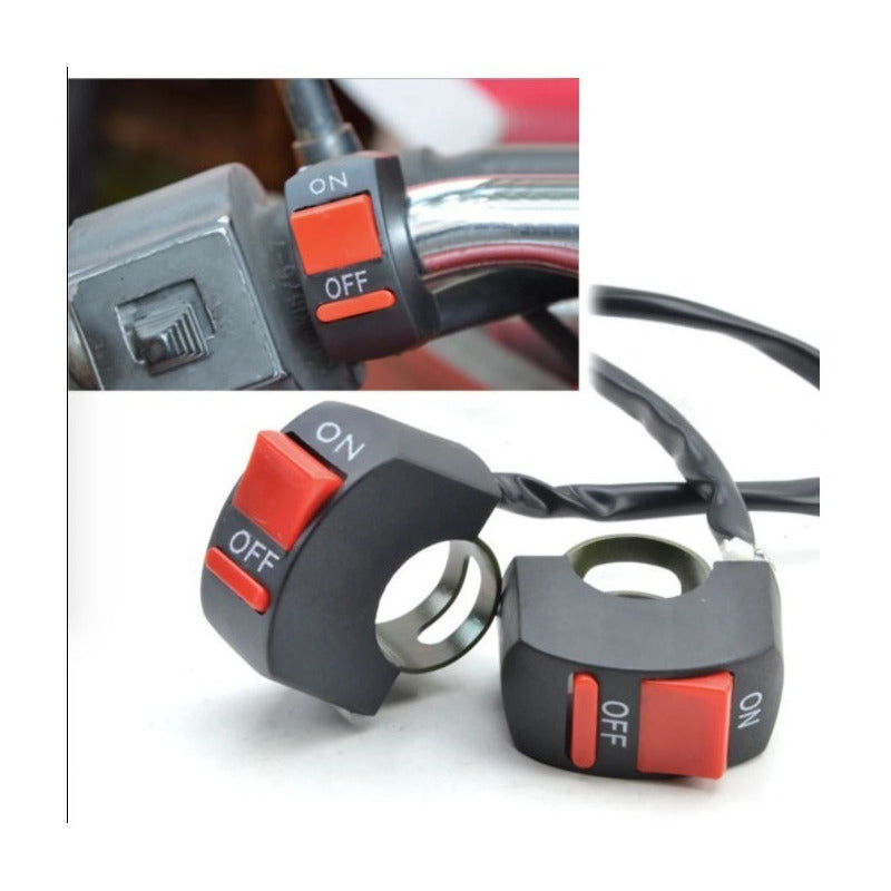 20 Switch Pagador Interruptor De Auxiliar Faro Moto Bici