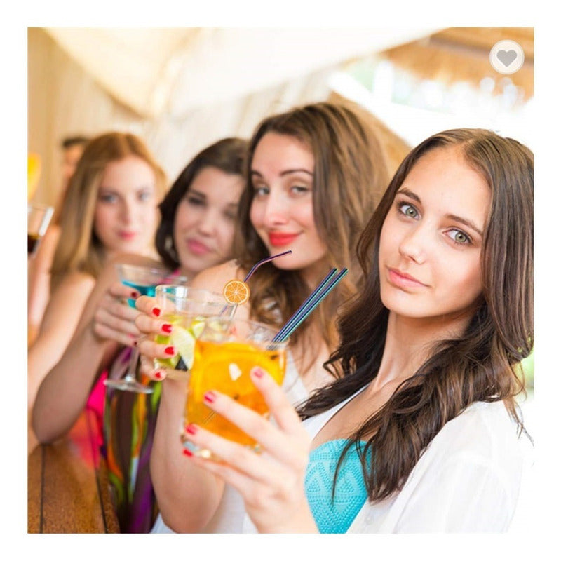 1 Fruta Para Popote Acero Inoxidable 6mm Decoracion Soporte