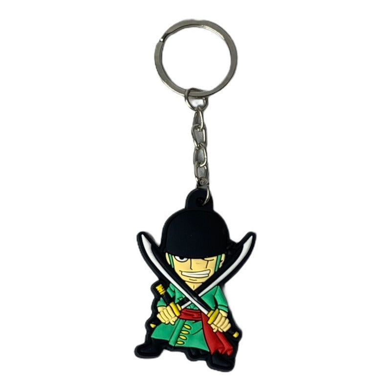 Llavero Goma Monkey Luffy Roronoa Zoro Nami Colgante