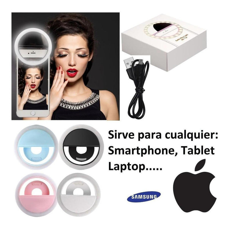 Led Portatil Luces Led Aro Selfie Celular Selfie Aro Luz Led