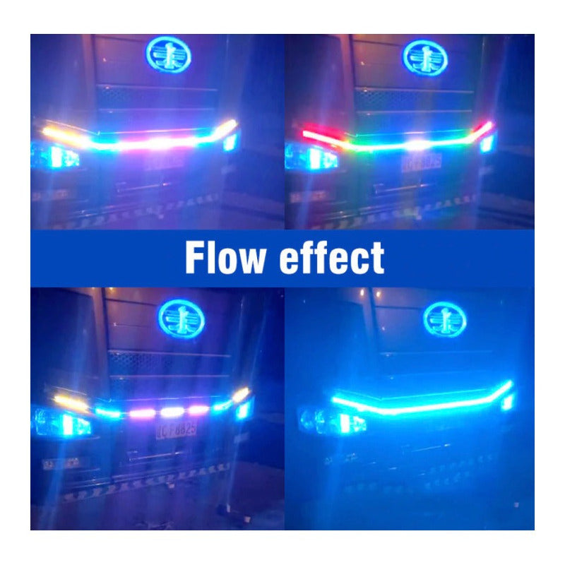 Tira Led Multifucion Rgb Tractocamion Bus Camion 24v 2.4m