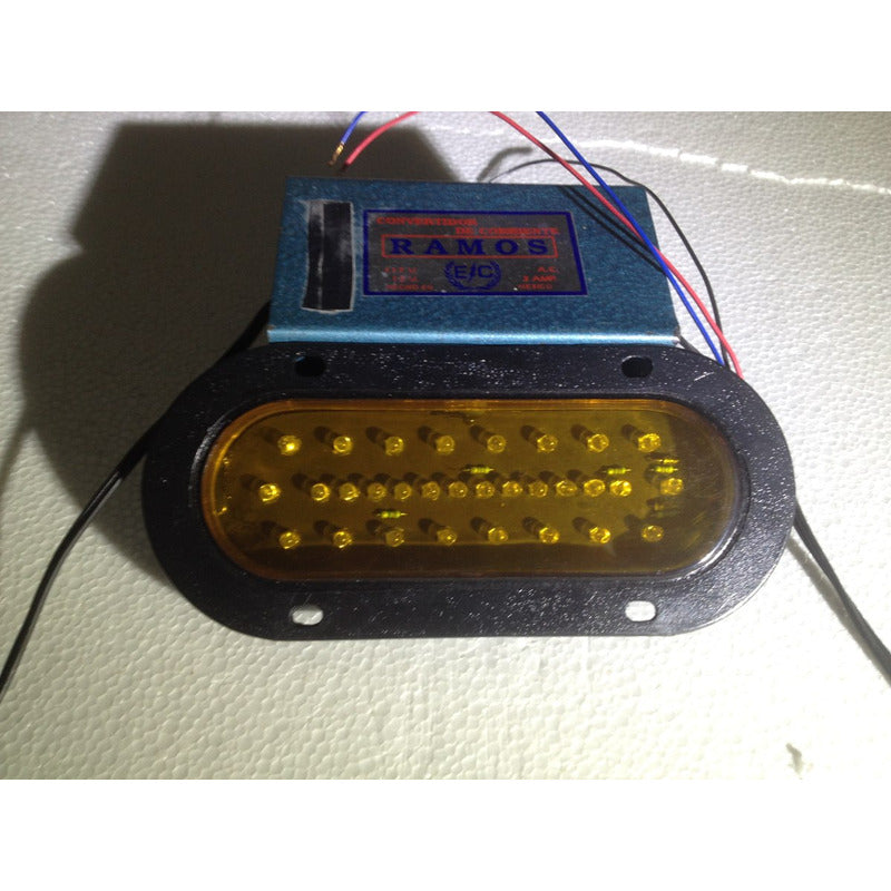 6 Ovalado Plafon Led Eurotruck Mexico Camion Normal