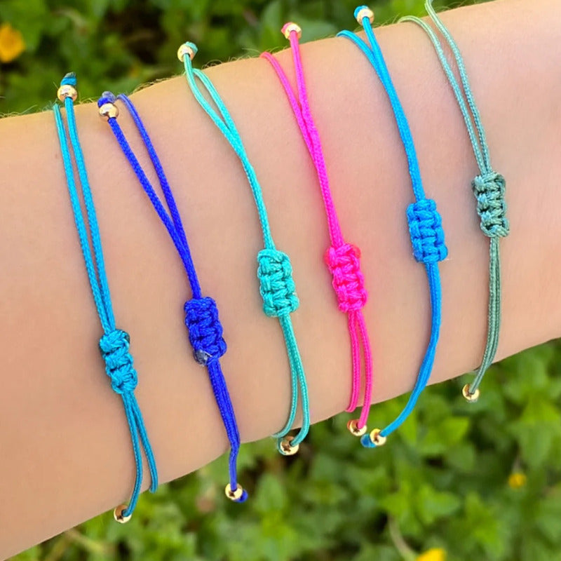 Pulsera Dije Dúo San Benito Mariposa, Cinta Ajustable Mujer Multicolor 10 Cm - Eurotruck Mexico