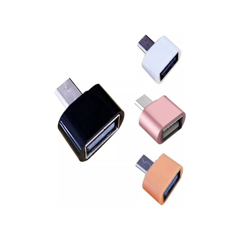 Adaptador Otg Usb A V8 Universal Tranferiencia De Datos