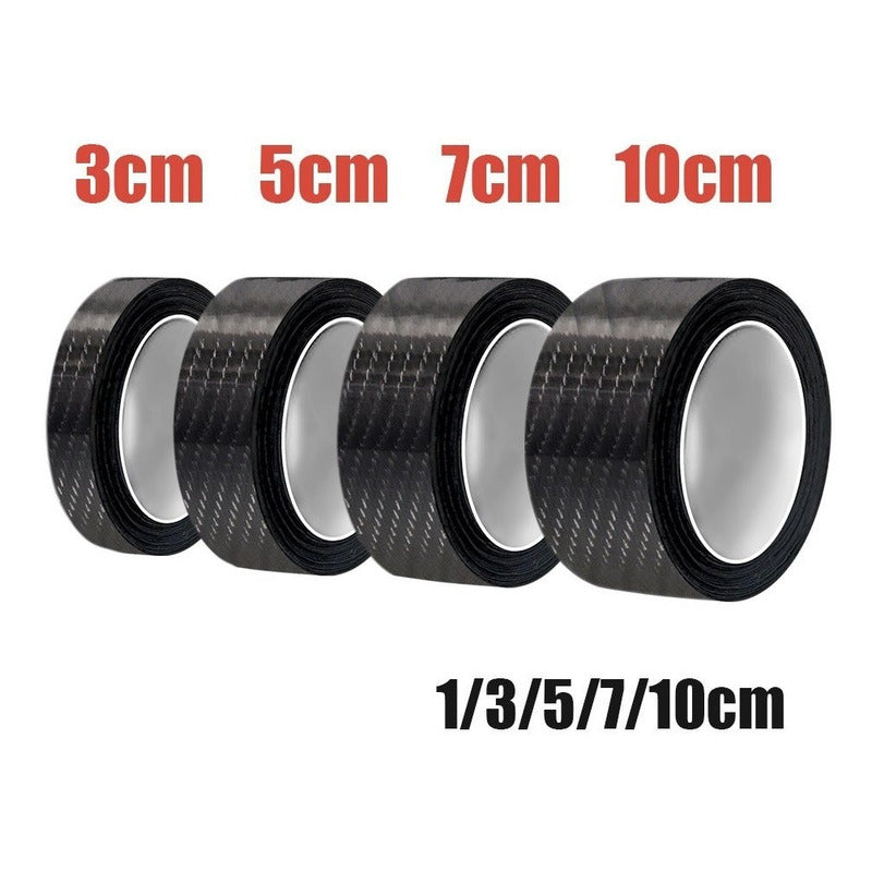 Moldura Fibra Carbono Estribos Jetta 3 Cm X 5 M Parachoques