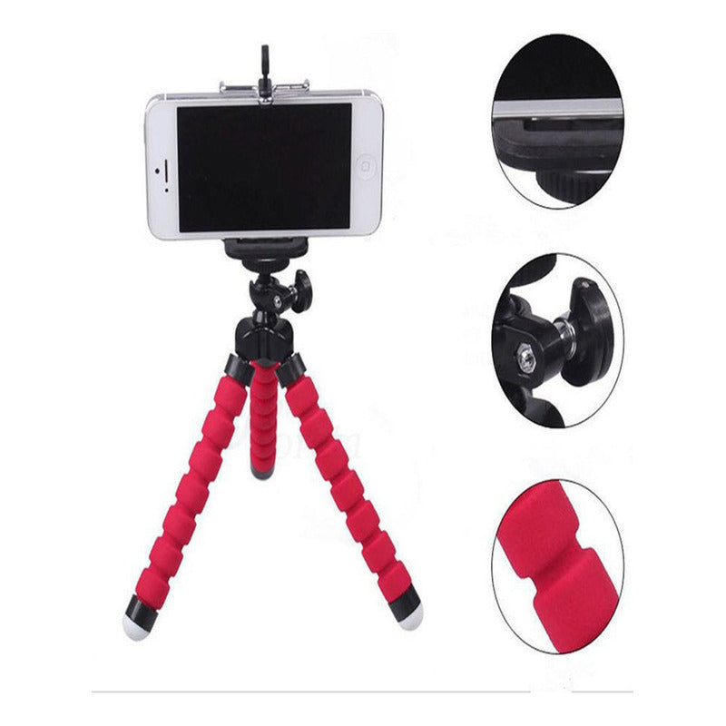 Soporte Tripie Flexi Porta Celular Camara Aluminio Ajustable