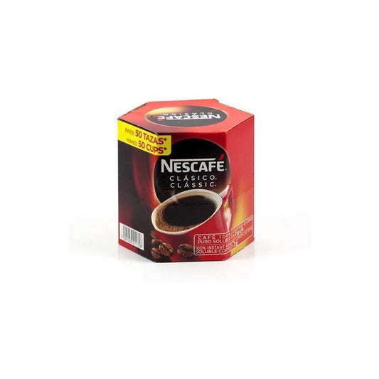 Cafe Soluble Nescafe Clasico Classic Con 50 Sobres De 2 Gr - Eurotruck Mexico