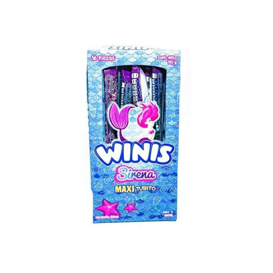 Winis Varita Maxi Tubo Sirena 16 Pzas