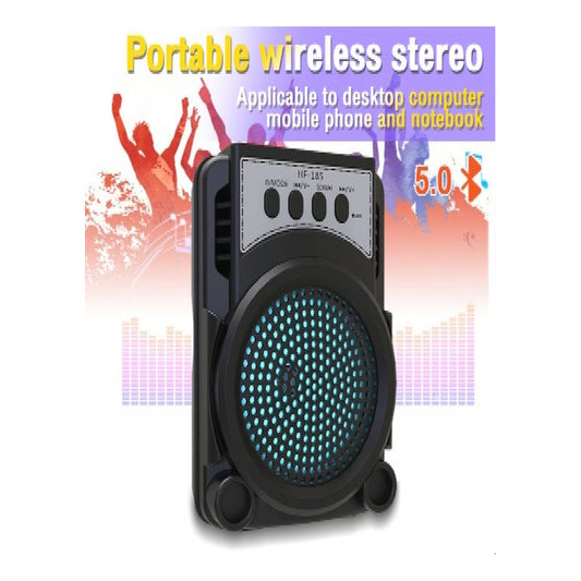 Bocina Microfono 3  Altavoz Radio Fm Reproductor Portatil Negro Unitalla - Eurotruck Mexico