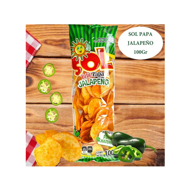 Sol Tubi Papa Jalapeño 100 Gr - Eurotruck Mexico