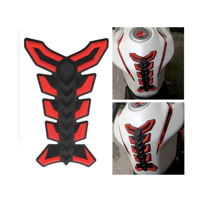 Sticker Calcomania Fishbone Moto Tanque Gasolina Silicon