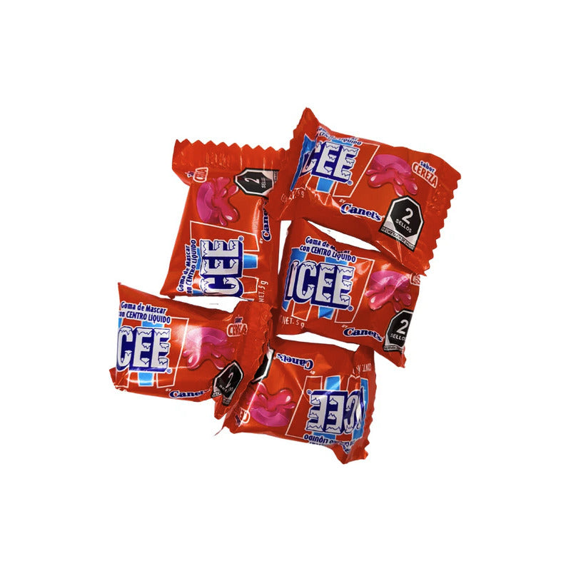 Canels Icee Chicle Cereza 225g 45 u - Eurotruck Mexico