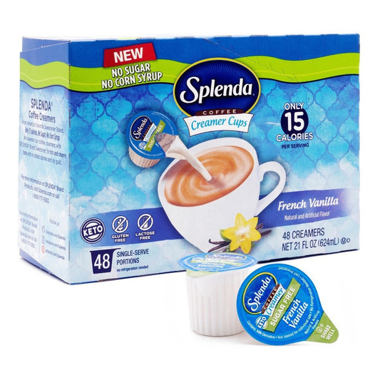 Crema Para Cafe French Vanilla Splenda Creamer Cups 48 Pz