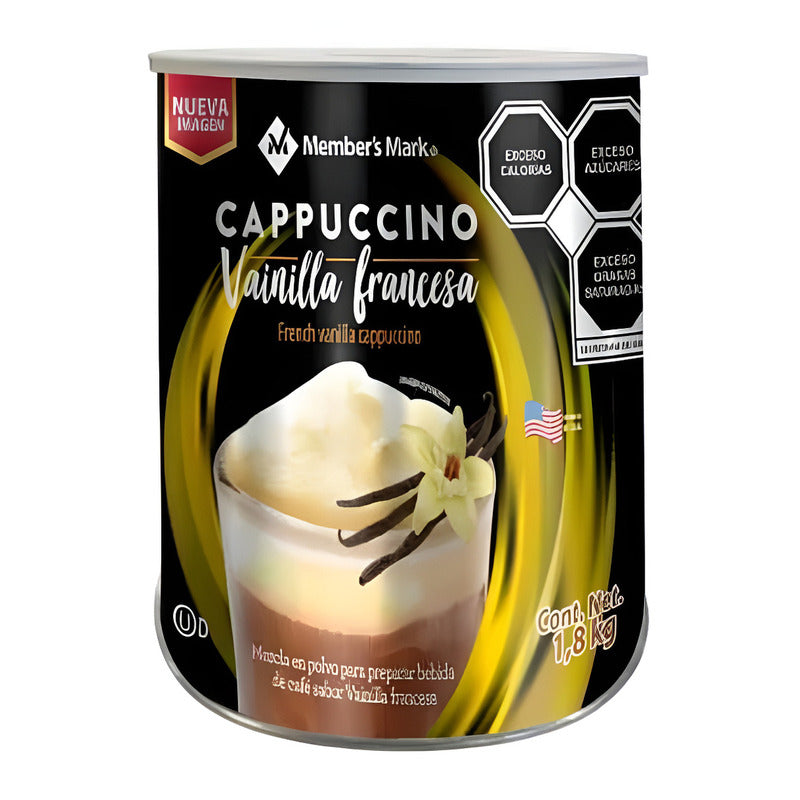 Cafe Capuccino Vainilla Francesa En Polvo Members Mark 1.8 Kg - Eurotruck Mexico