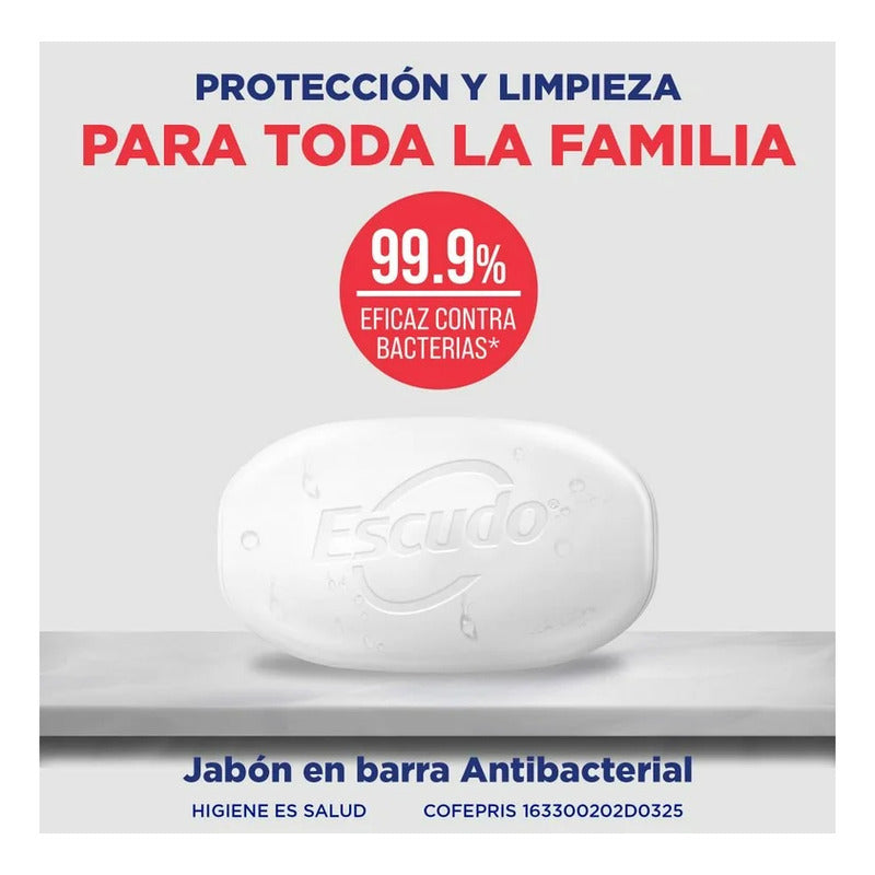 Jabón En Barra Escudo Antibacterial 135 g