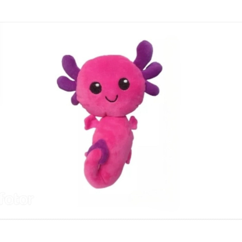 Peluche Ajolote Suave Colores Adorable Kawaii 25cm