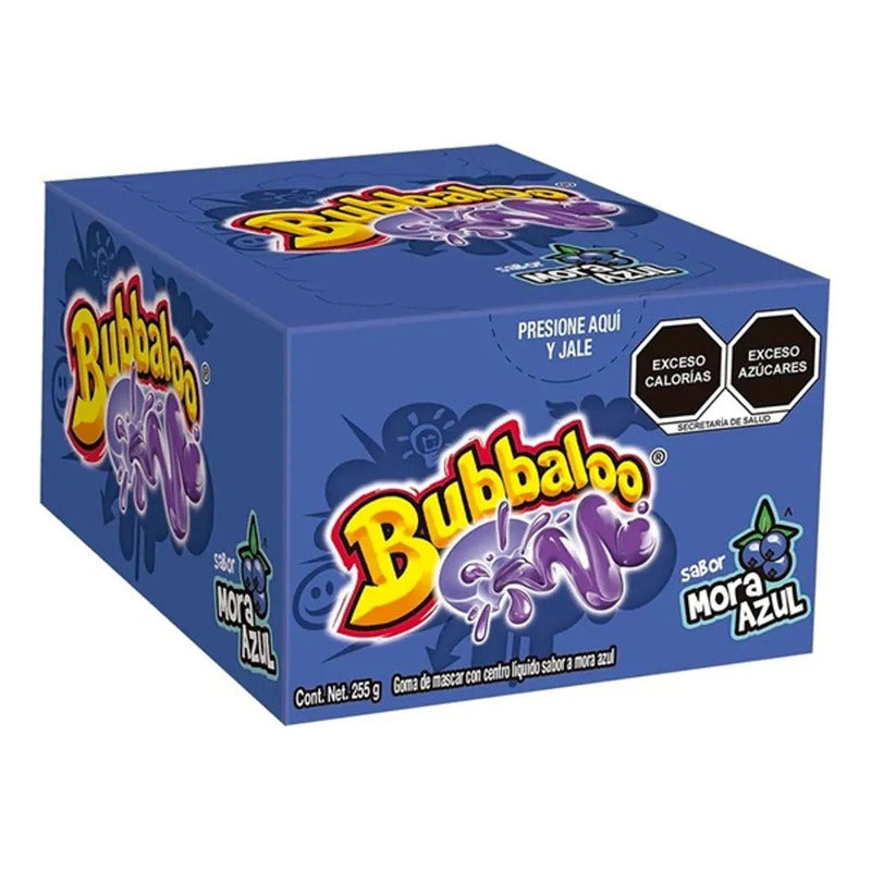 Bubbaloo Chicle Goma De Mascar Sabor Mora Azul 47pz 239g - Eurotruck Mexico