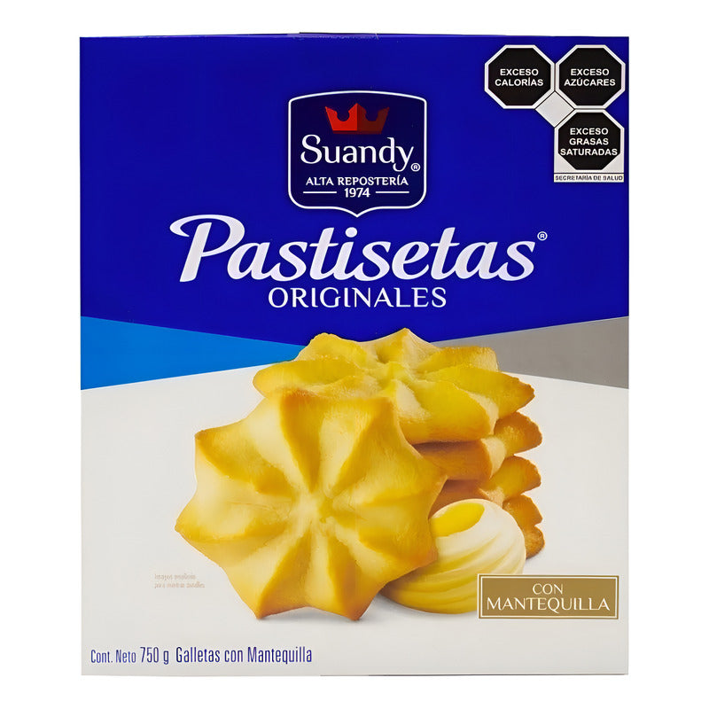 Suandy Pastisetas Originales - Mantequilla - 750 G - Unidad - 1 - 75 G