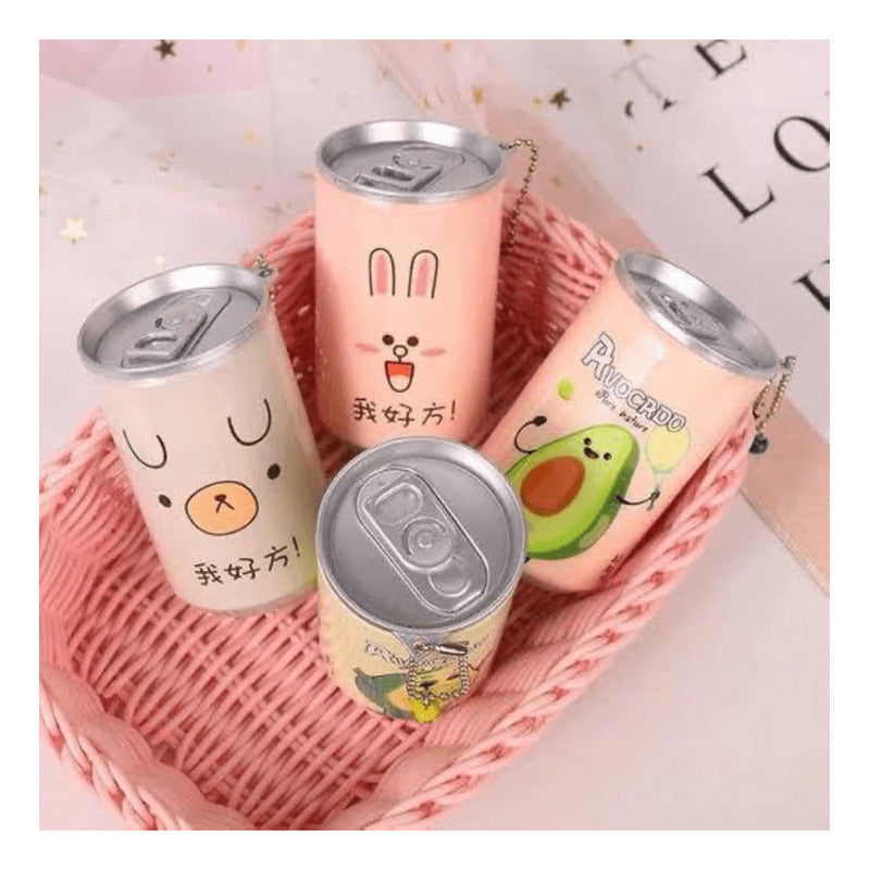 12 Toallitas Lata Limpieza Facial Surtido Color Sorpresa Multicolor