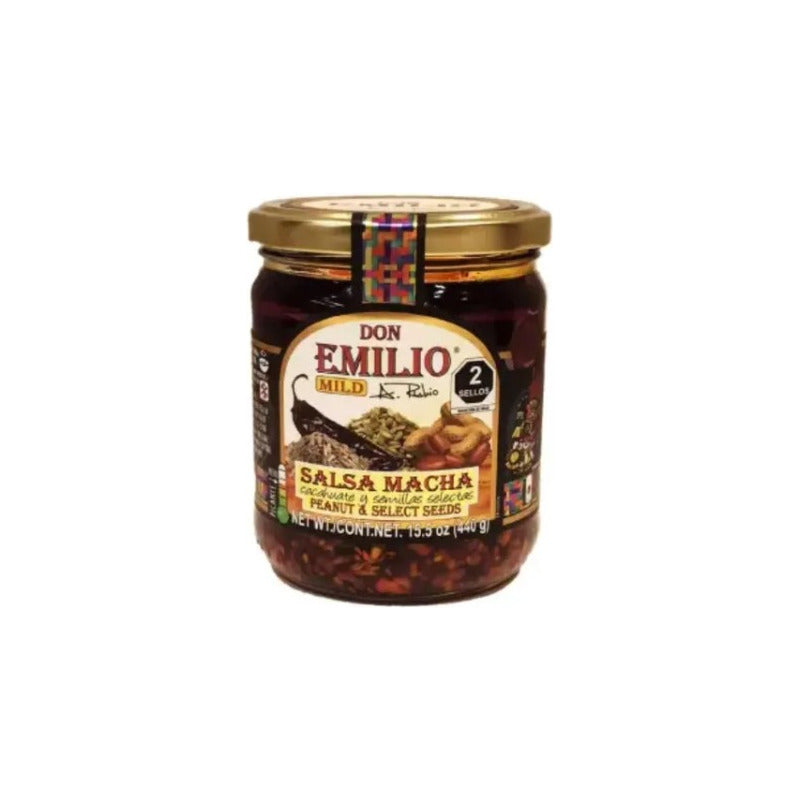 Salsa Macha Don Emilio Cacahuate Y Semillas Selectas 440gr - Eurotruck Mexico