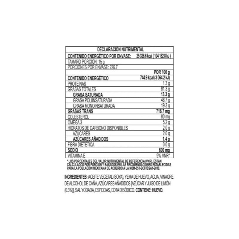 Mayonesa Mccormick Con Jugo De Limones 3.4 Kilos La Más Grande - Eurotruck Mexico