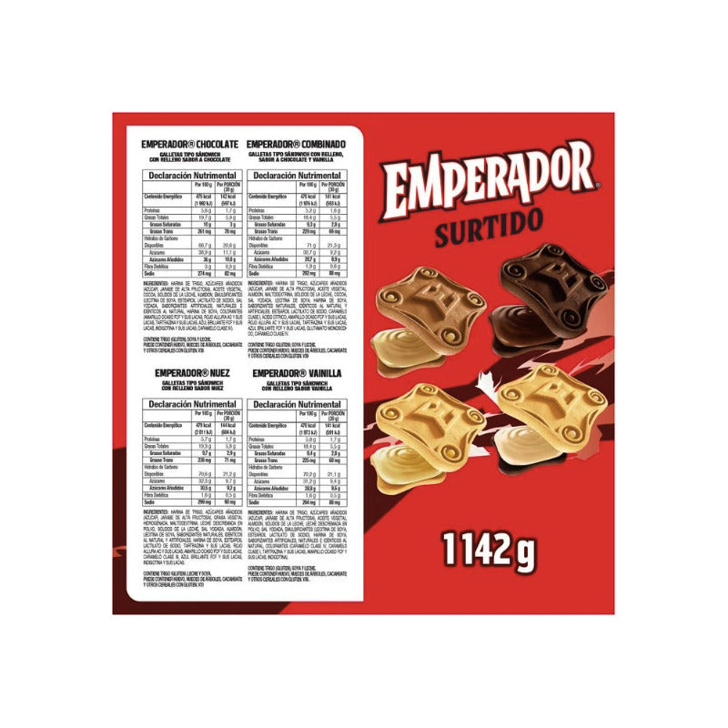 Galletas Emperador Gamesa De 12 Pzas 1142gr