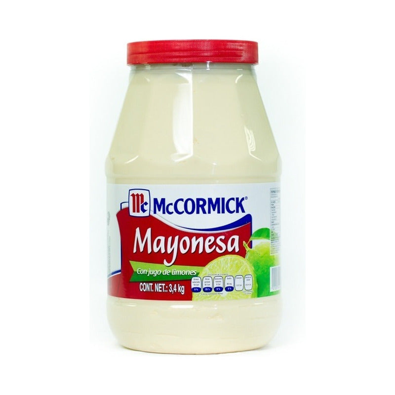 Mayonesa Mccormick Con Jugo De Limones 3.4 Kilos La Más Grande - Eurotruck Mexico