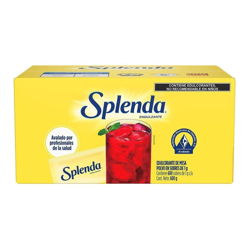 Splenda Sustituto De Azucar 600 Sobres De 1 G.
