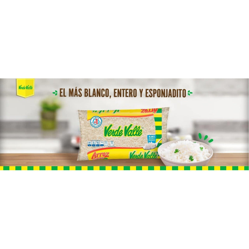 Arroz Blanco De 1 Kg Esponjadito Y Delicioso Valle Verde - Eurotruck Mexico