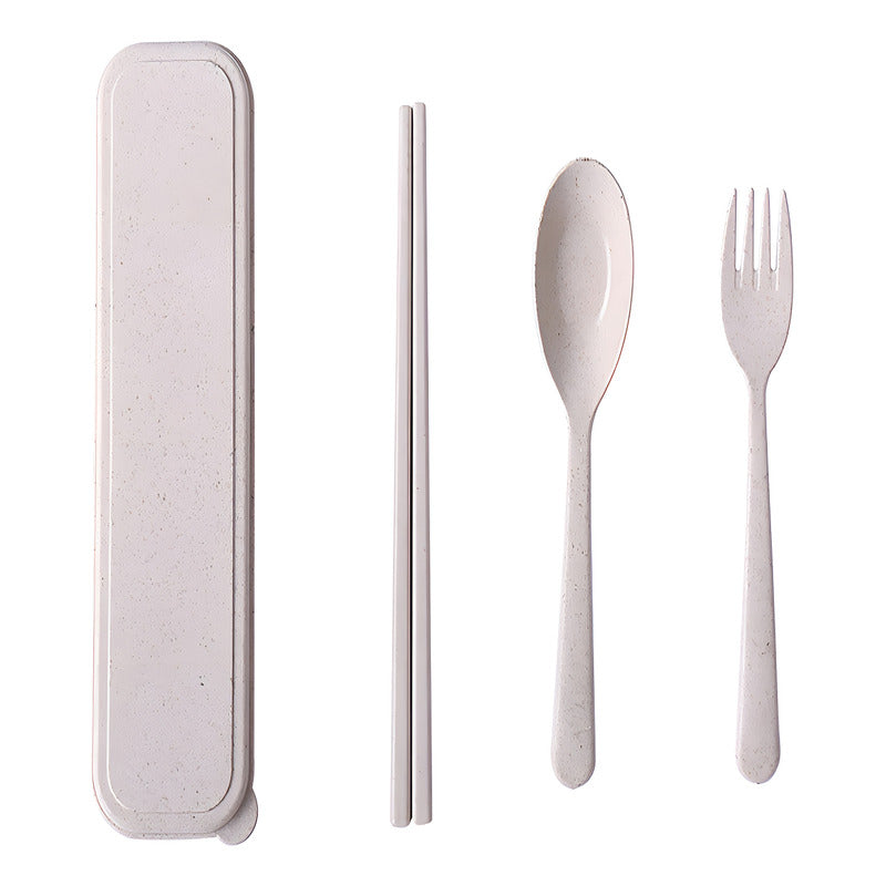 Set De Cubiertos Comida Plastico Partatil Reutilizable Viaje Color Verde - Eurotruck Mexico
