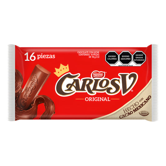 Nestlé Carlos V Chocolate 16 Pz 288g