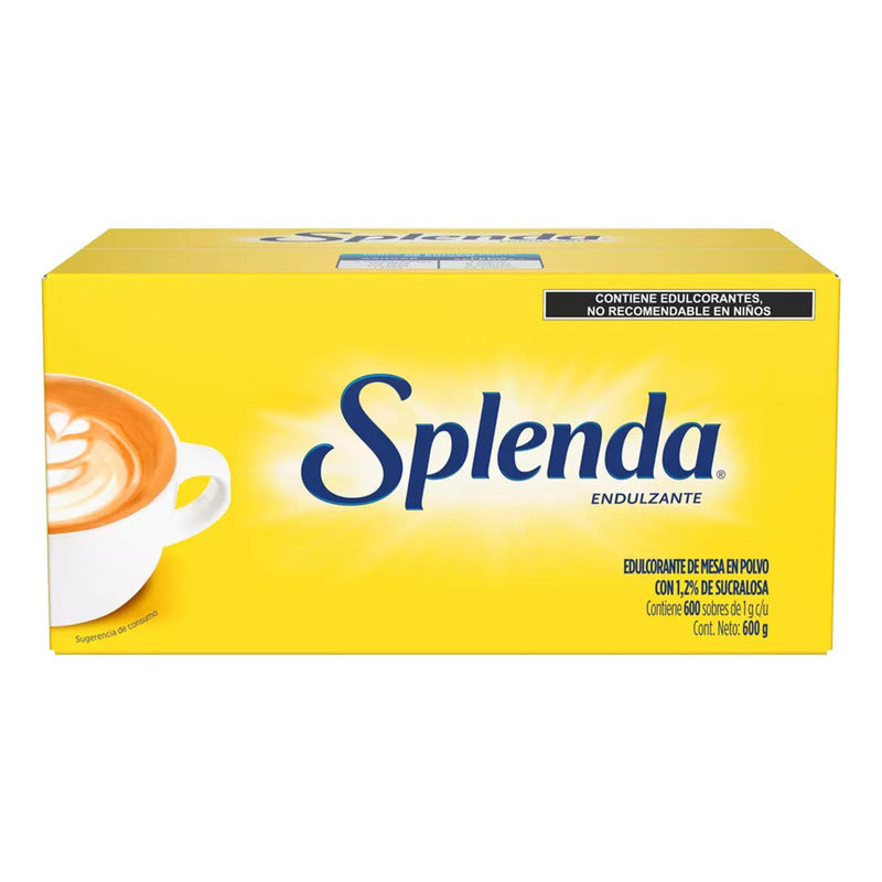 Splenda Sustituto De Azucar 600 Sobres De 1 G.