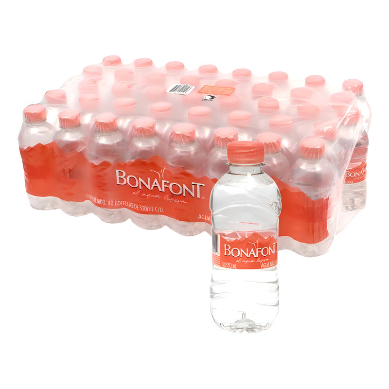 Agua Purificada Bonafont 40 Pzas De 330 Ml - Eurotruck Mexico